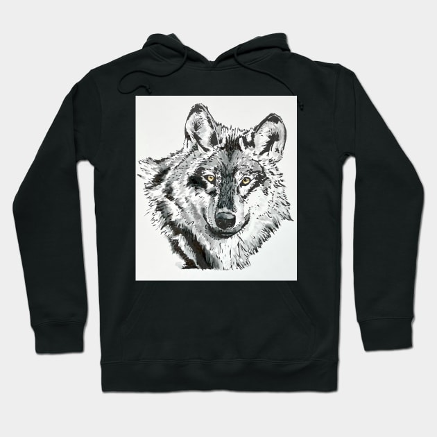 Wolf Hoodie by ElizaC